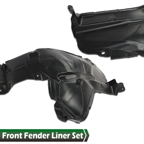 Solid Spare Fit For 2013 Nissan Altima Front Driver & Passenger Fender Liner Splash Shield