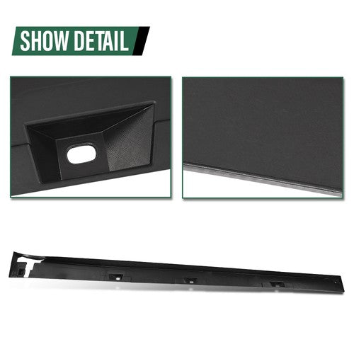 Solid Spare Fit For 2016-2021 Honda Civic Type-R Style Carbon Look Side Skirt Extension