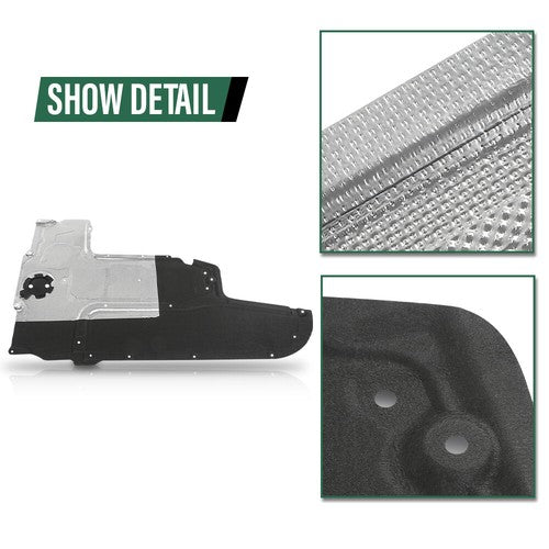 Solid Spare Fit For 11-16 BMW 528i 535i Center Engine Splash Shield Under Cover BM1228161