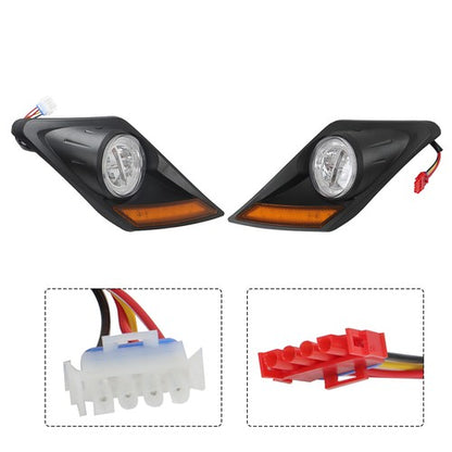 Solid Spare LED Headlight LEDTaillight Light Kit For Yamaha Drive2 Golf Cart 2017-Up US