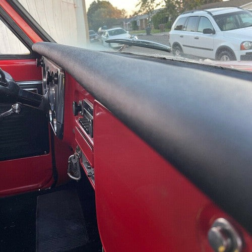 Solid Spare FOR 1967-1972 Chevy / GMC C10 Truck Dash Pad Cover- Black 67 68 69 70 71 72