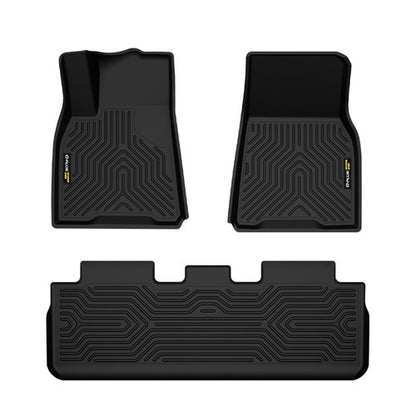 Solid Spare All Weather TPE Floor Mats Fit For 2020-2024 Tesla Model Y Protection Liners