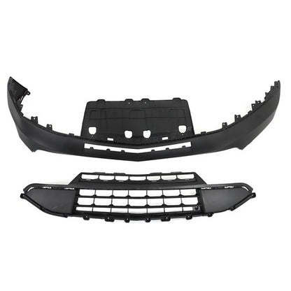 Solid Spare New Front Bumper&Grill&Fog Lamp Cover&Bracket For Chevrolet Traverse 2018-2020