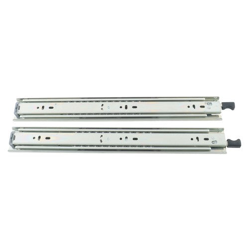 Solid Spare 1 Pair Locking Drawer Slides 16" Full Extension & Lock 150lbs Capacity