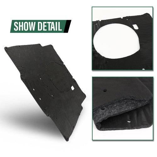 Solid Spare Fit For 1978-1981 Chevrolet Camaro Hood Insulation Pad Heat Blanket & Clips