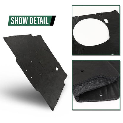Solid Spare Fit For 1978-1981 Chevrolet Camaro Hood Insulation Pad Heat Blanket & Clips