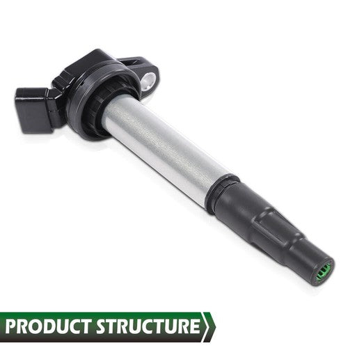 Solid Spare 4Pcs Ignition Coils Fit For 2009-2019 Toyota Corolla Prius 1.8L New