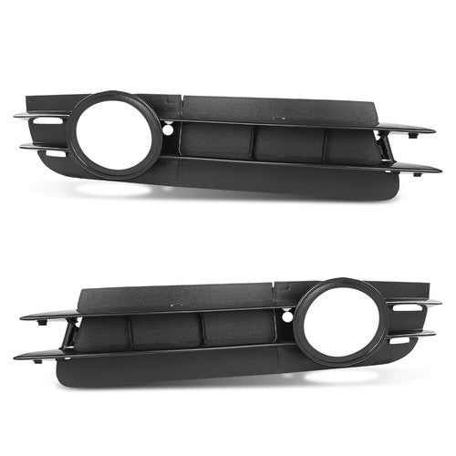 Solid Spare Fog Light Bezel Lamp Trim Fit For 06-08 Audi A6 05-08 A6 Quattro Sedan LH RH
