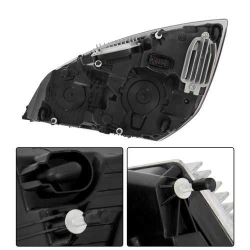 Solid Spare For Freightliner Cascadia P4 2018+ NEWER Headlight Lamp LED - RIGHT Passenger