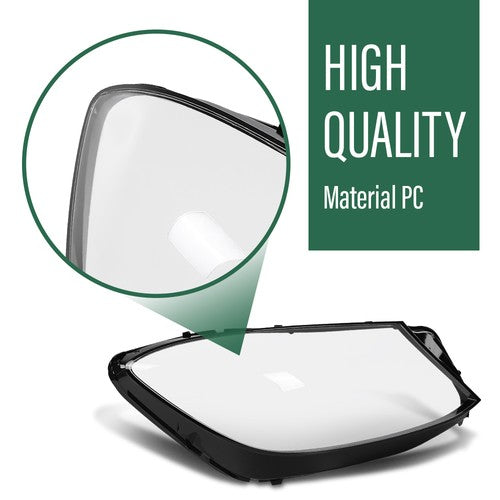 Solid Spare Fit For Mercedes-Benz S-Class W222 2018-2020 Headlight Headlamp Lens Cover Right