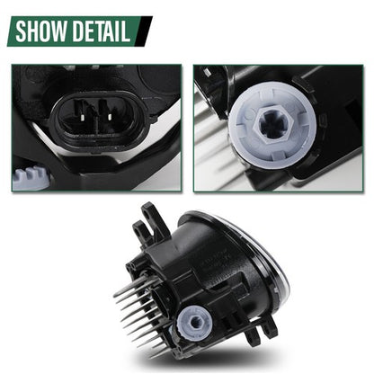 Solid Spare Fit For Toyota Camry Corolla RAV4 Yaris Lexus LED Fog Lights Driving Lamps