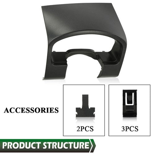 Solid Spare Instrument Cluster Speedometer Dash Bezel Trim Black Fit For 04-08 Ford F-150