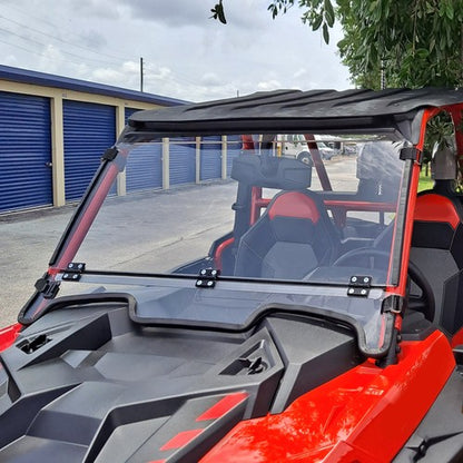 Solid Spare Heavy Duty Full Flip Down Windshield For Polaris RZR XP 1000/ 4 1000 2019-2023