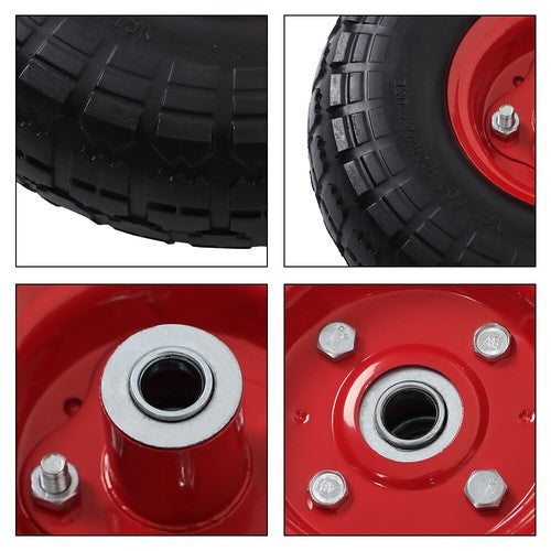 Solid Spare All Terrain Solid Never Flat Tires Wheel Kit Fit For Honda EU3000is Generator