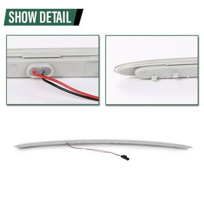 Solid Spare Third Brake Light W/ Clear Lens Fit For 2008-2014 Mini Cooper Clubman R55 Wagon