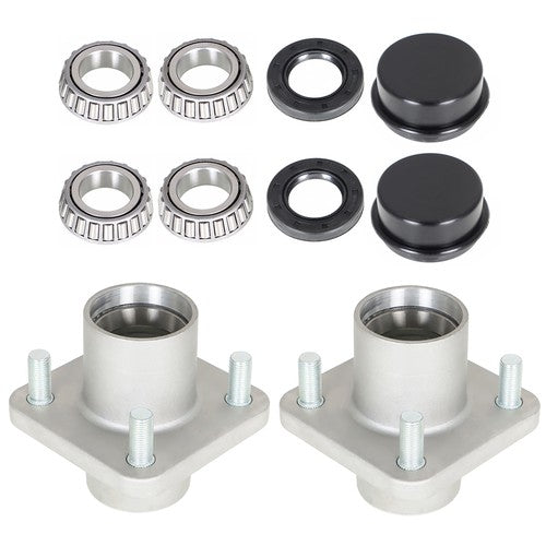 Solid Spare Front Hub Assembly Wheel Hubs Fits For EZGO TXT / Medalist G/E 1976-2001.5