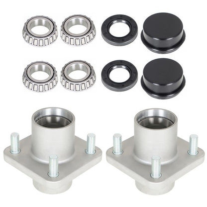 Solid Spare Front Hub Assembly Wheel Hubs Fits For EZGO TXT / Medalist G/E 1976-2001.5