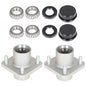 Solid Spare Front Hub Assembly Wheel Hubs Fits For EZGO TXT / Medalist G/E 1976-2001.5