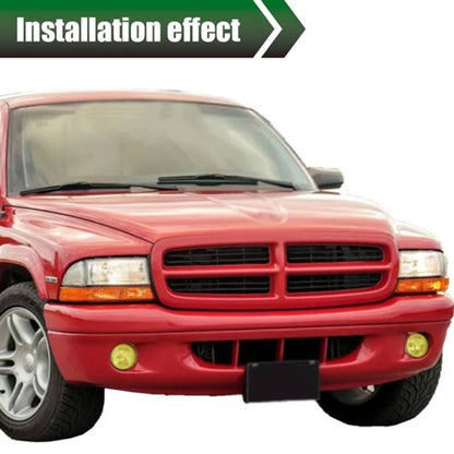 Solid Spare Fit For 97-00 Dodge Dakota / 98-00 Durango Fog Lights Driving Lamps Smoke