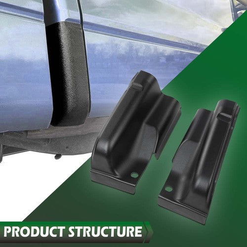 Solid Spare Fit For 09-14 Ford F-150 Crew Cab 4-Door Iron Cab Corners Left & Right Pair