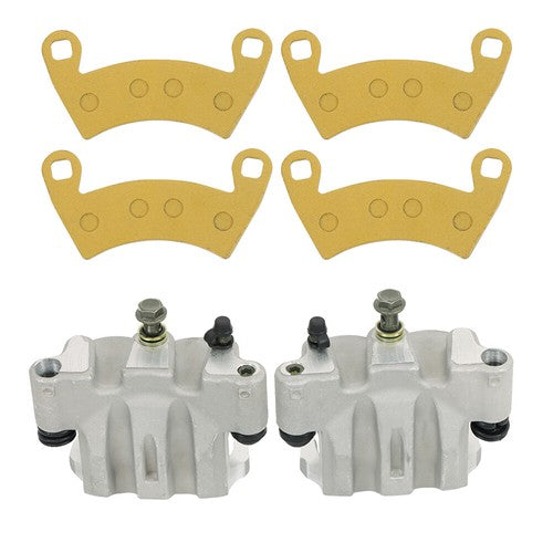 Solid Spare Front Left Right Brake Calipers w/Pads For Polaris Ranger Crew XP 900 / XP 1000