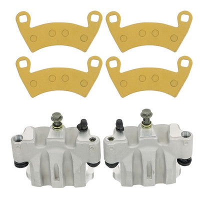 Solid Spare Front Left Right Brake Calipers w/Pads For Polaris Ranger Crew XP 900 / XP 1000