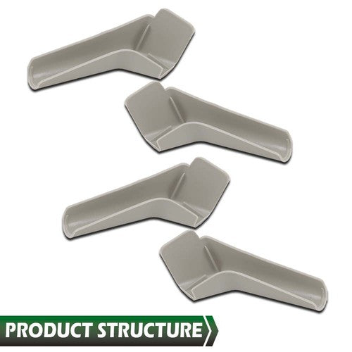 Solid Spare 4PCS Tan RV Rain Gutter Spout Long Version Left & Right Driver & Passenger