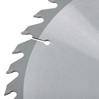 Solid Spare Heavy-Duty 10"×30mm×40T Carbide Saw Blade for Wood & Metal, Silver Finish