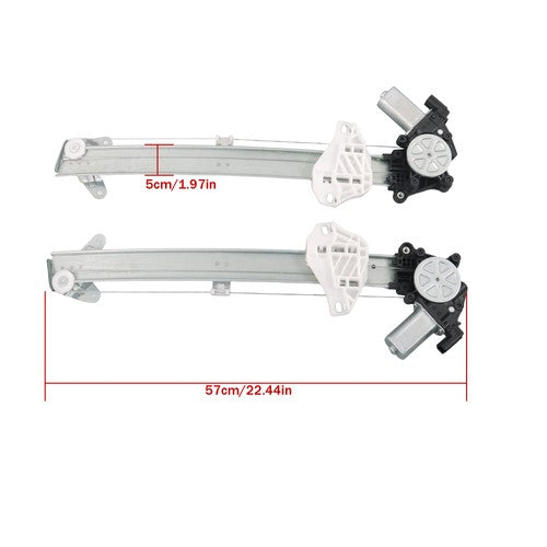Solid Spare FL&FR Power Window Regulator w/ Motor 751-690 751-691 For Honda Accord 2018-2021
