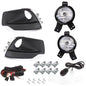 Solid Spare For Chevy Trax 2017-2018 Dr Right&Left Fog Lights Lamps w/Cover kits Halogen