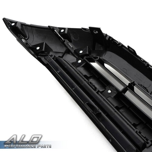 Solid Spare Fit For 10-11 Honda CRV CR-V Front Bumper Upper Grille Grill Black Chrome
