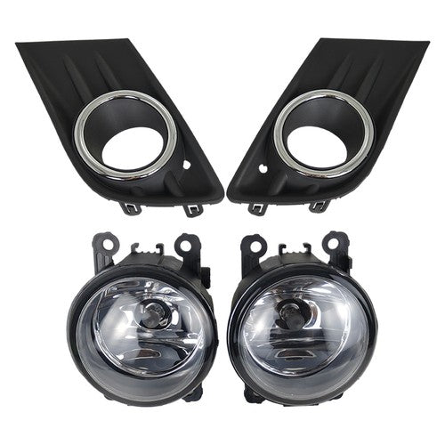 For Honda Pilot 2012-2013-2014-2015 New A Pair Fog Light W/Cover&Chrome Trim US
