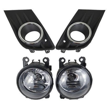 For Honda Pilot 2012-2013-2014-2015 New A Pair Fog Light W/Cover&Chrome Trim US