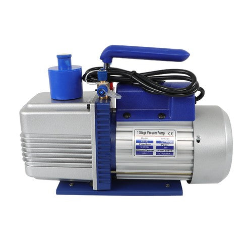 Solid Spare Air Vacuum Pump 110V 9.6 CFM 1 HP Singl-Stage Rotary Vane HVAC For R134a Systems
