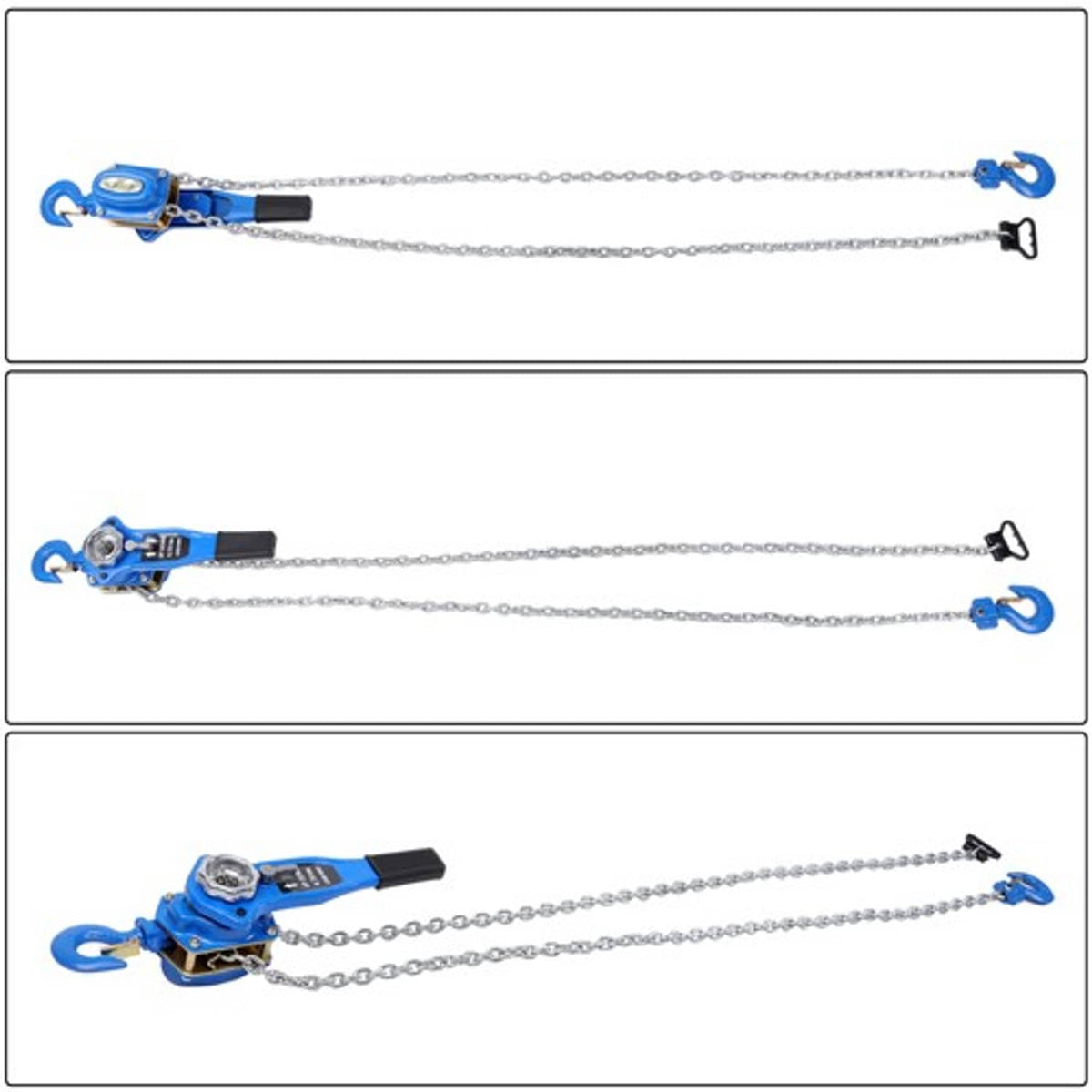 Solid Spare Trigger hoist 1650lbs Lifting height 10ft/3m G80 galvanized manganese steel φ5mm