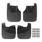 Solid Spare Fit For 07-13 Toyota Tundra Mud Flaps Splash Guards Front & Rear 4Pcs
