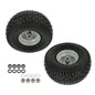 Solid Spare 15x6.00-6 Rubber Lawn Mower Tire and Wheel, 2 Pcs Replacement 3.4' shaft hole