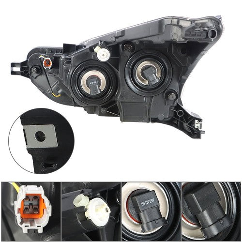 Solid Spare Headlight Halogen For Nissan Versa S SV 2020-2021 Headlamps Assembly RH Chrome
