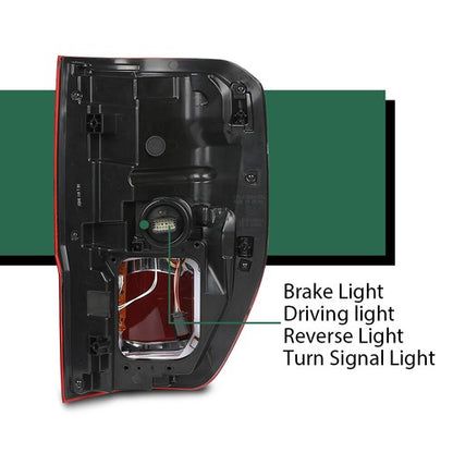 Solid Spare LED Tail Light Fit For 2019-2023 Ford Ranger w/ Blind Spot Brake Lamp Left