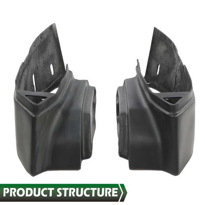 Solid Spare 4pcs Rear Bumper Fillers Fit For 1980-1992 Cadillac Deville Fleetwood Brougham