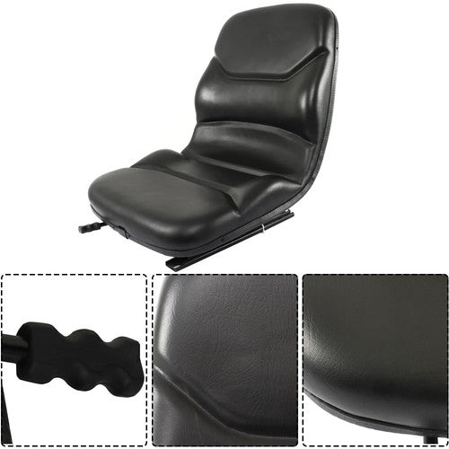 Solid Spare For Case Backhoe Loader 580C 580D 580E 580L 580M Skid Steer Loader Black Seat