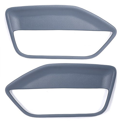 Solid Spare DARK GRAY Pair Interior Door Panel Insert Hard Cover For FORD MUSTANG GT 05-09