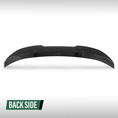 Solid Spare Fit For 2007-2013 BMW E92 M3 Coupe Carbon Look PSM Style Rear Trunk Spoiler Wing