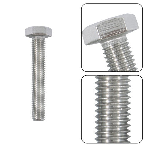 Solid Spare 176 Pieces M6 M8 M10 Bolts and Nuts Flat Washers Combination Kit Stainless Steel