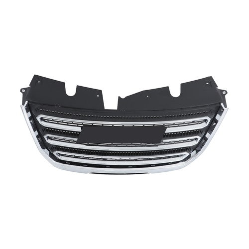Solid Spare For GMC Terrain SLT 2016 2017 Chrome & Black Plastic Front Upper Bumper Grille