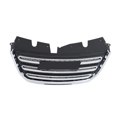 Solid Spare For GMC Terrain SLT 2016 2017 Chrome & Black Plastic Front Upper Bumper Grille