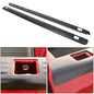 Solid Spare Black Bed Rail Caps for 1999-2006 Chevy Silverado / GMC Sierra 6'6" Bed 7201151