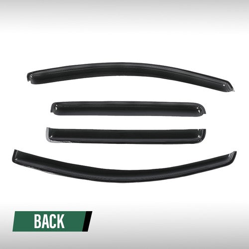 Solid Spare For For 23-25 Chevy Colorado GMC Canyon In-Channel Rain Guard Window Vent Visors