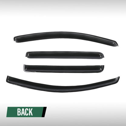 Solid Spare For For 23-25 Chevy Colorado GMC Canyon In-Channel Rain Guard Window Vent Visors