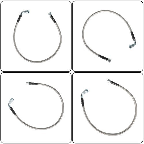 Solid Spare For Dodge Ram 3500 2003 04-07 5.9L L6 48RE Transmission Cooler Hoses Lines Kit